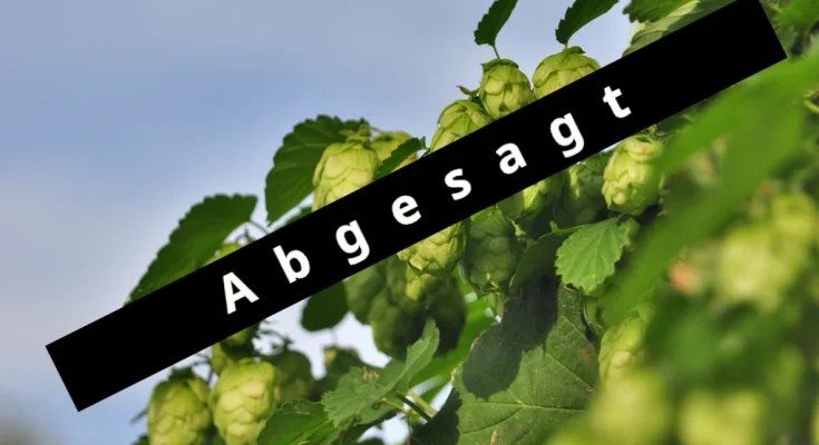 Hopfenfest abgesagt